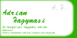 adrian hagymasi business card